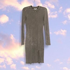 Young Fabulous & Broke Long Sleeve Ribbed Dress